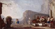 Johann Heinrich Schonfeldt Versohnung Jakobs mit Esau Sweden oil painting artist